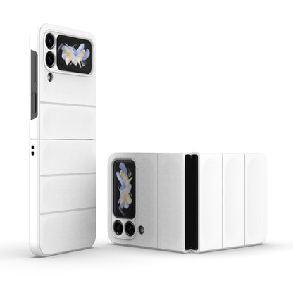 For Samsung Galaxy Z Flip4 5G Magic Shield Fold PC Shockproof Phone Case(White) by buy2fix