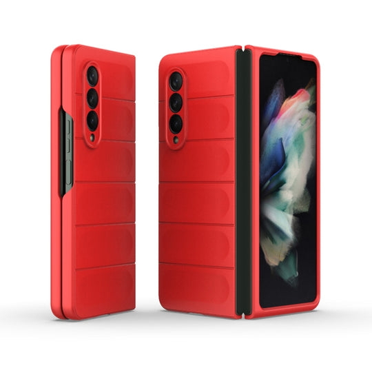 For Samsung Galaxy Z Fold3 5G Magic Shield Fold PC Shockproof Phone Case(Red)