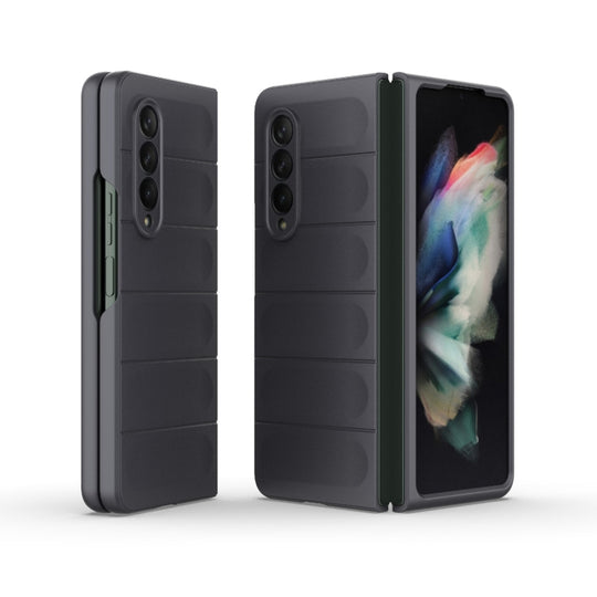 For Samsung Galaxy Z Fold3 5G Magic Shield Fold PC Shockproof Phone Case(Dark Grey)