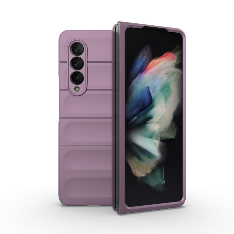 For Samsung Galaxy Z Fold3 5G Magic Shield Fold PC Shockproof Phone Case(Purple) by buy2fix