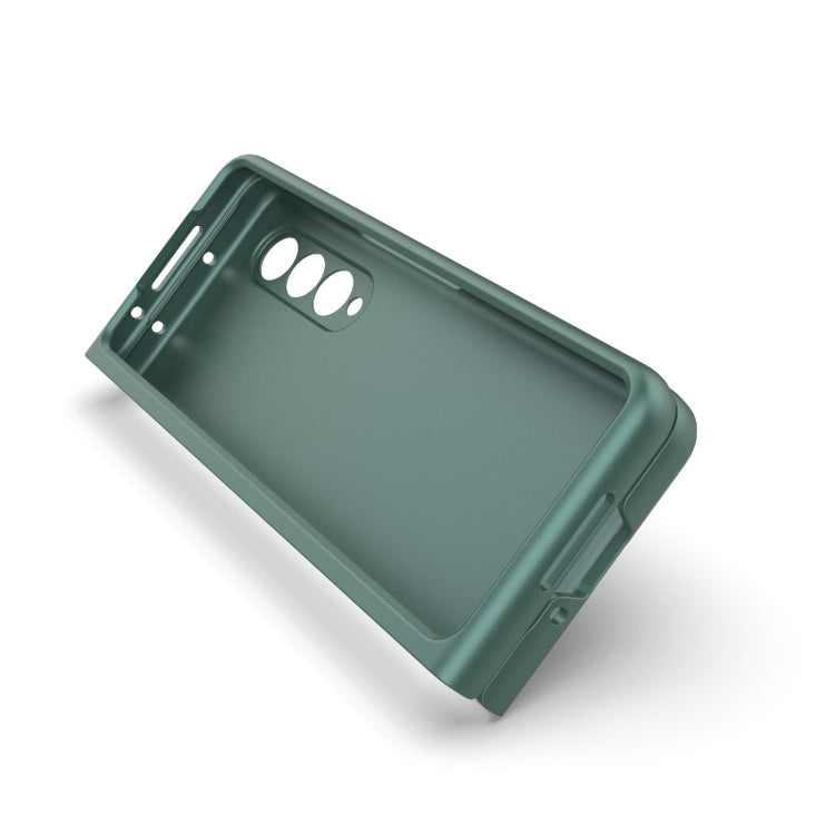 For Samsung Galaxy Z Fold3 5G Magic Shield Fold PC Shockproof Phone Case(Wine Red) by buy2fix