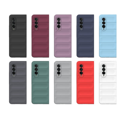 For Samsung Galaxy Z Fold3 5G Magic Shield Fold PC Shockproof Phone Case(White) by buy2fix