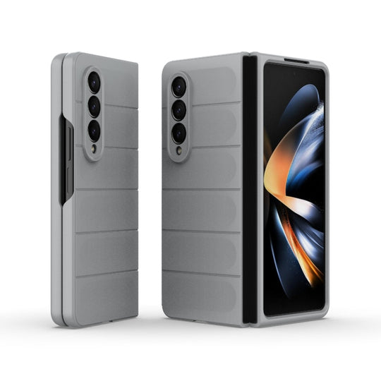For Samsung Galaxy Z Fold4 5G Magic Shield Fold PC Shockproof Phone Case(Grey)