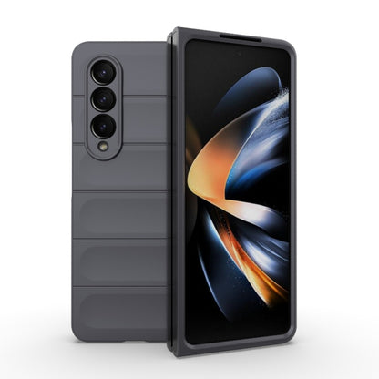 For Samsung Galaxy Z Fold4 5G Magic Shield Fold PC Shockproof Phone Case(Dark Grey) by buy2fix