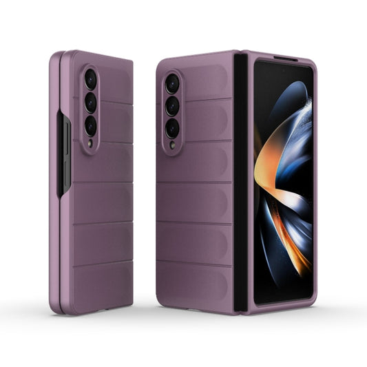 For Samsung Galaxy Z Fold4 5G Magic Shield Fold PC Shockproof Phone Case(Purple) by buy2fix
