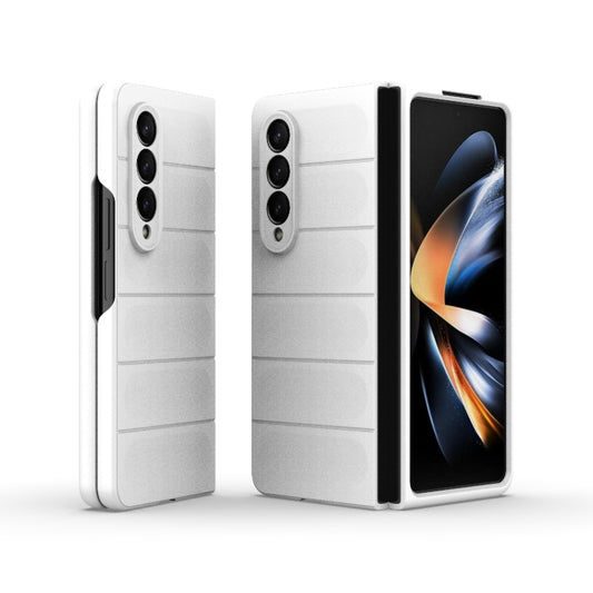 For Samsung Galaxy Z Fold4 5G Magic Shield Fold PC Shockproof Phone Case(White) by buy2fix