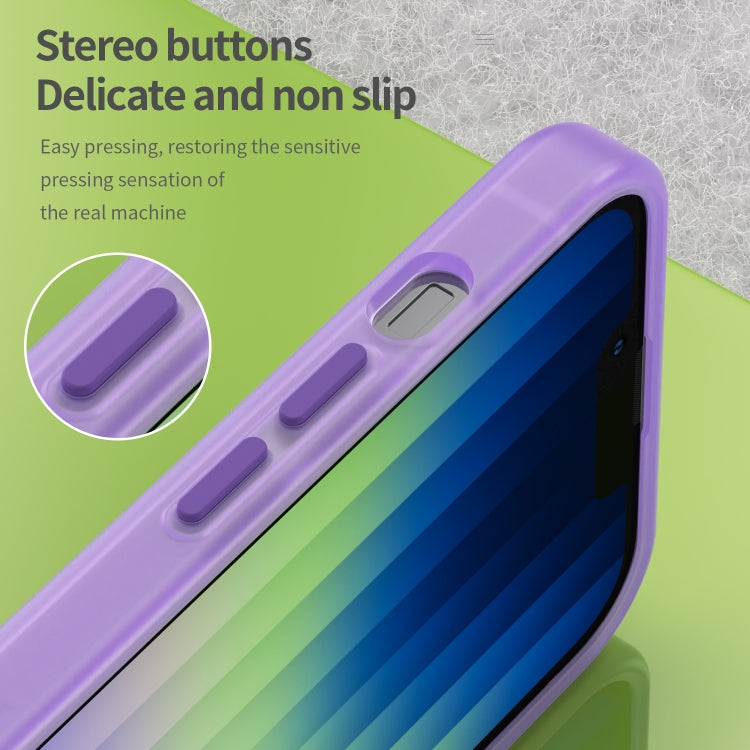 For iPhone 16e MagSafe Frosted Translucent TPU + PC Full Coverage Phone Case(Dark Purple) by buy2fix