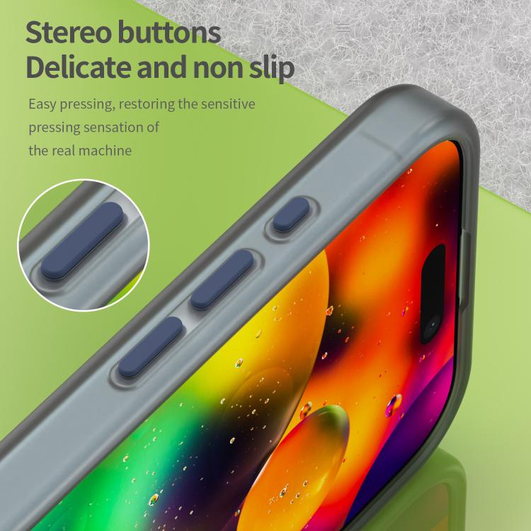 For iPhone 17 MagSafe Frosted Translucent TPU + PC Full Coverage Phone Case(Dark Blue) - iPhone 17 Cases by buy2fix | Online Shopping UK | buy2fix