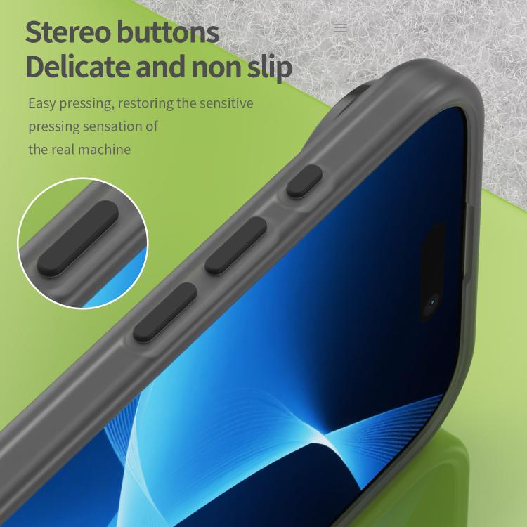 For iPhone Air MagSafe Frosted Translucent TPU + PC Full Coverage Phone Case(Black) - iPhone Air Cases by buy2fix | Online Shopping UK | buy2fix