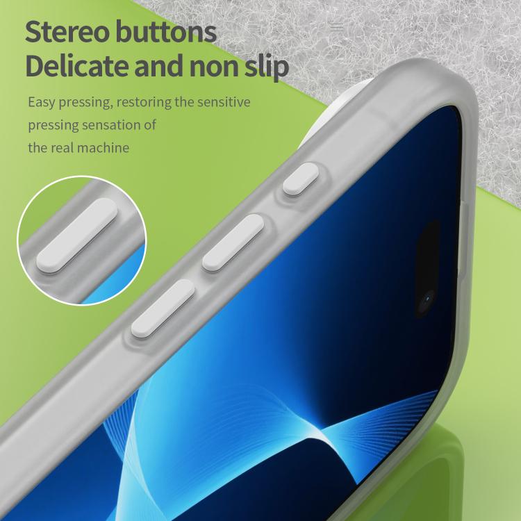 For iPhone Air MagSafe Frosted Translucent TPU + PC Full Coverage Phone Case(White) - iPhone Air Cases by buy2fix | Online Shopping UK | buy2fix