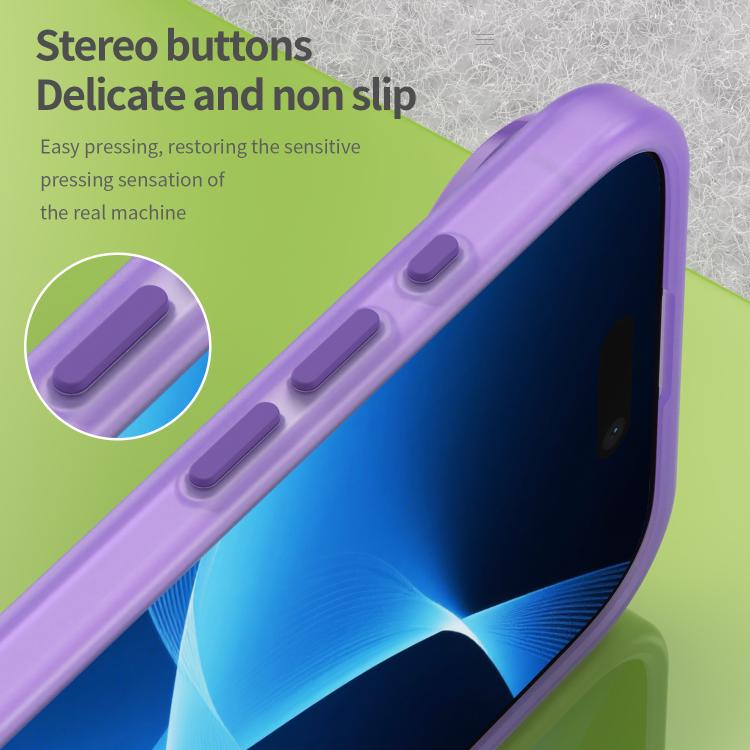 For iPhone Air MagSafe Frosted Translucent TPU + PC Full Coverage Phone Case(Dark Purple) - iPhone Air Cases by buy2fix | Online Shopping UK | buy2fix