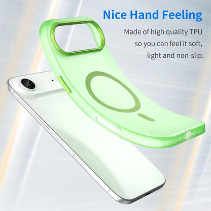For iPhone Air MagSafe Frosted Translucent TPU + PC Full Coverage Phone Case(Green) - iPhone Air Cases by buy2fix | Online Shopping UK | buy2fix