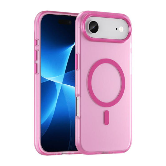 For iPhone Air MagSafe Frosted Translucent TPU + PC Full Coverage Phone Case(Pink) - iPhone Air Cases by buy2fix | Online Shopping UK | buy2fix