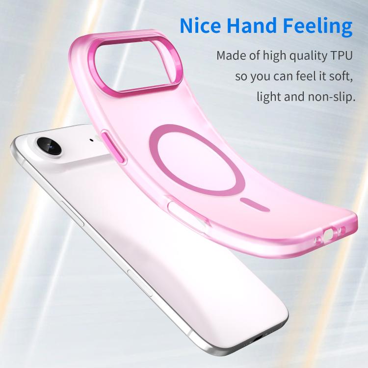 For iPhone Air MagSafe Frosted Translucent TPU + PC Full Coverage Phone Case(Pink) - iPhone Air Cases by buy2fix | Online Shopping UK | buy2fix