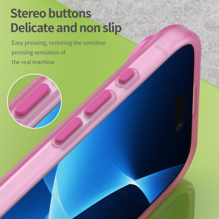 For iPhone Air MagSafe Frosted Translucent TPU + PC Full Coverage Phone Case(Pink) - iPhone Air Cases by buy2fix | Online Shopping UK | buy2fix