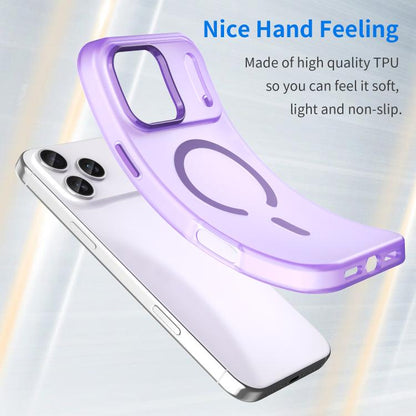 For iPhone 17 Pro Max MagSafe Frosted Translucent TPU + PC Full Coverage Phone Case(Dark Purple) - iPhone 17 Pro Max Cases by buy2fix | Online Shopping UK | buy2fix