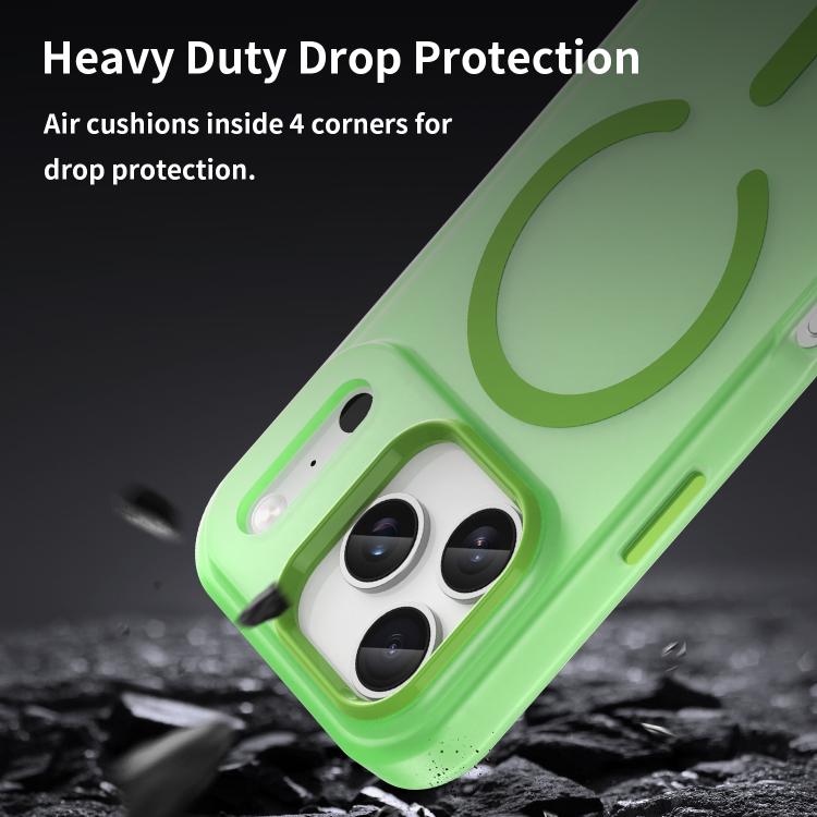 For iPhone 17 Pro MagSafe Frosted Translucent TPU + PC Full Coverage Phone Case(Green) - iPhone 17 Pro Cases by buy2fix | Online Shopping UK | buy2fix
