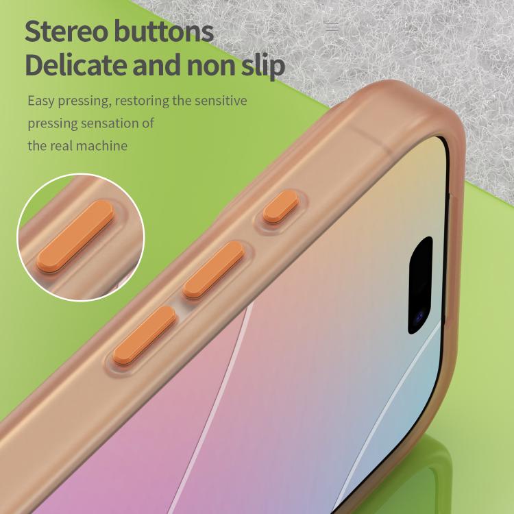 For iPhone 17 Pro MagSafe Frosted Translucent TPU + PC Full Coverage Phone Case(Orange) - iPhone 17 Pro Cases by buy2fix | Online Shopping UK | buy2fix