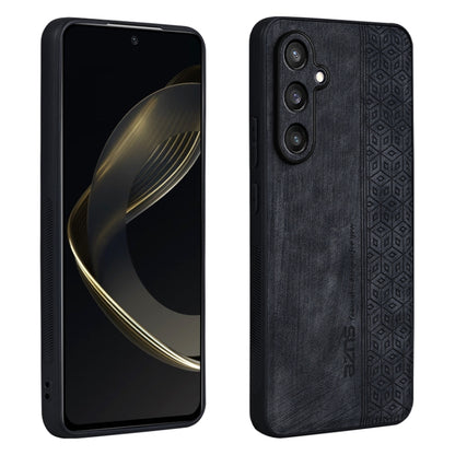 For Samsung Galaxy S24+ 5G AZNS 3D Embossed Skin Feel Phone Case(Black) - Galaxy S24+ 5G Cases by AZNS | Online Shopping UK | buy2fix