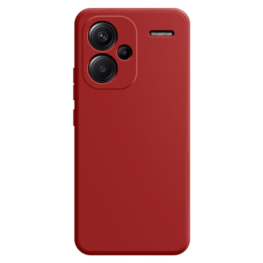 For Xiaomi Redmi Note 13 Pro+ Imitation Liquid Silicone Phone Case(Dark Red) - Xiaomi Cases by buy2fix | Online Shopping UK | buy2fix