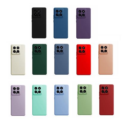 For Xiaomi 14 Imitation Liquid Silicone Phone Case(Dark Red) - Xiaomi Cases by buy2fix | Online Shopping UK | buy2fix
