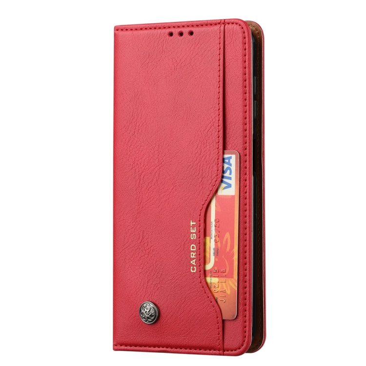 For Samsung Galaxy S25 5G Knead Skin Texture Flip Leather Phone Case(Red) by buy2fix