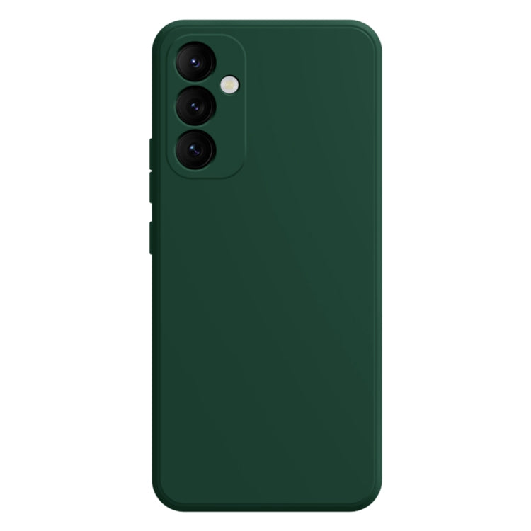 For Samsung Galaxy A15 Imitation Liquid Silicone Phone Case(Dark Green) by buy2fix