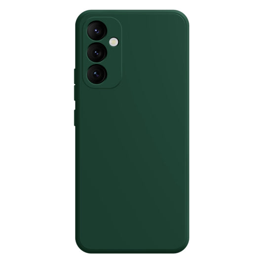 For Samsung Galaxy A15 Imitation Liquid Silicone Phone Case(Dark Green) by buy2fix