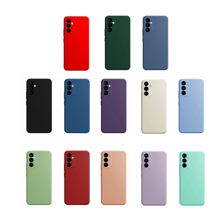 For Samsung Galaxy A15 Imitation Liquid Silicone Phone Case(Light Cyan) by buy2fix