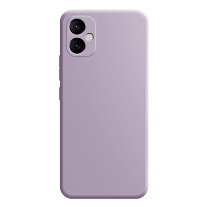 For Samsung Galaxy A05 Imitation Liquid Silicone Phone Case(Light Purple) by buy2fix
