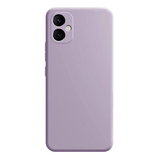 For Samsung Galaxy A05 Imitation Liquid Silicone Phone Case(Light Purple) by buy2fix