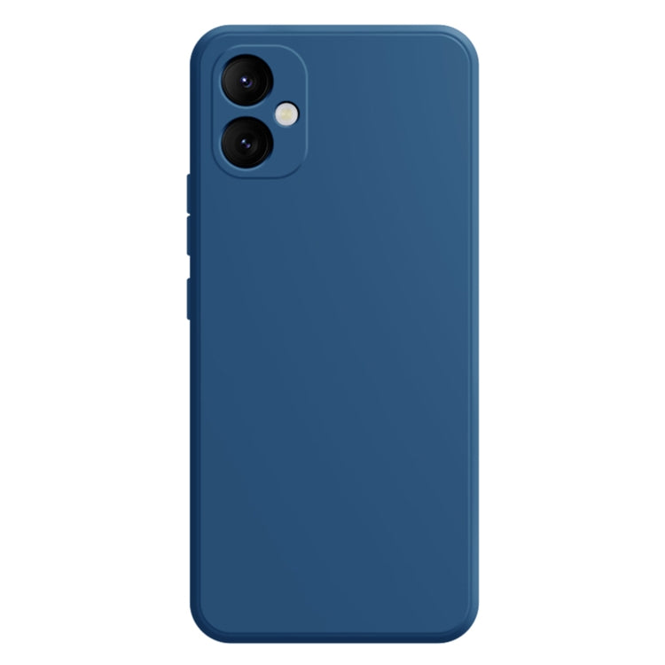 For Samsung Galaxy A05 Imitation Liquid Silicone Phone Case(Blue) by buy2fix
