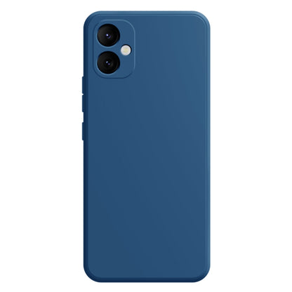 For Samsung Galaxy A05 Imitation Liquid Silicone Phone Case(Blue) by buy2fix