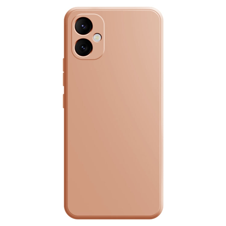 For Samsung Galaxy A05 Imitation Liquid Silicone Phone Case(Pink) by buy2fix