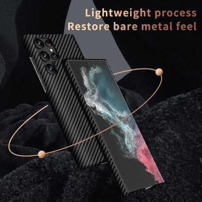 For Samsung Galaxy S25+ 5G Carbon Fiber Texture MagSafe Magnetic Phone Case(Black Silver) by buy2fix