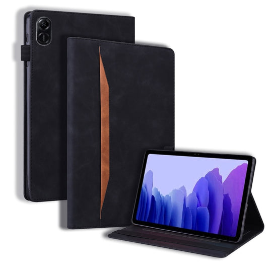 For Honor Pad X9 / X8 Pro Splicing Shockproof Leather Tablet Case(Black)