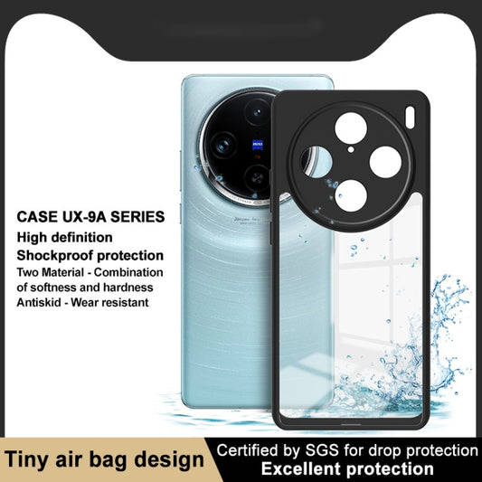 For vivo X100 Pro 5G imak UX-9A Series Four-corner Airbag Shockproof Phone Case - vivo Cases by imak | Online Shopping UK | buy2fix