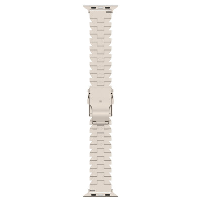 For Apple Watch Series 9 41mm Butterfly Type Titanium Steel Watch Band(Black) by buy2fix
