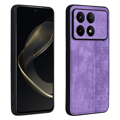 For Xiaomi Redmi K70 Pro AZNS 3D Embossed Skin Feel Phone Case(Purple) - Xiaomi Cases by AZNS | Online Shopping UK | buy2fix