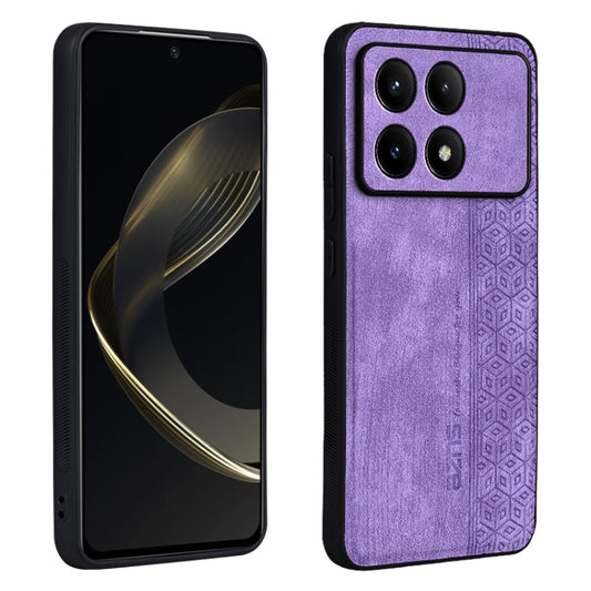 For Xiaomi Redmi K70 Pro AZNS 3D Embossed Skin Feel Phone Case(Purple) - Xiaomi Cases by AZNS | Online Shopping UK | buy2fix