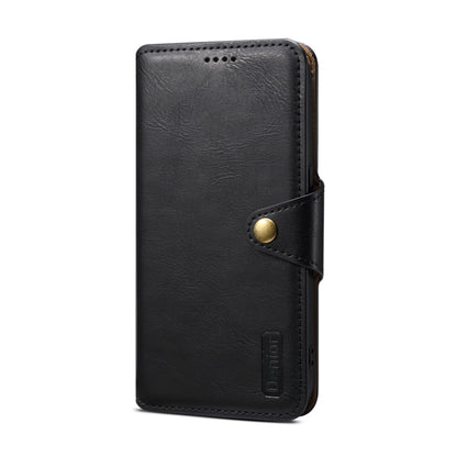 For iPhone 11 Denior Cowhide Texture Wallet Style Leather Phone Case(Black) - iPhone 11 Cases by Denior | Online Shopping UK | buy2fix