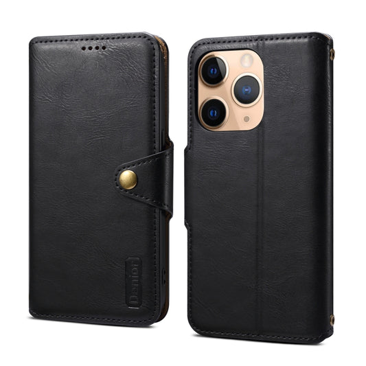 For iPhone 11 Pro Denior Cowhide Texture Wallet Style Leather Phone Case(Black) - iPhone 11 Pro Cases by Denior | Online Shopping UK | buy2fix
