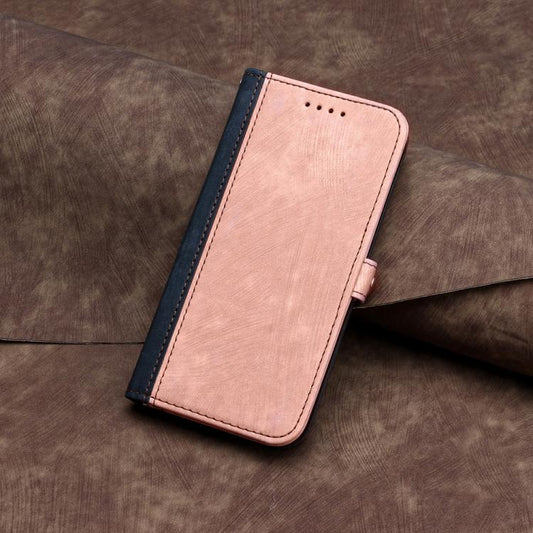 For Google Pixel 10 Pro XL Side Buckle Double Fold Hand Strap Leather Phone Case(Pink) - Google Cases by buy2fix | Online Shopping UK | buy2fix