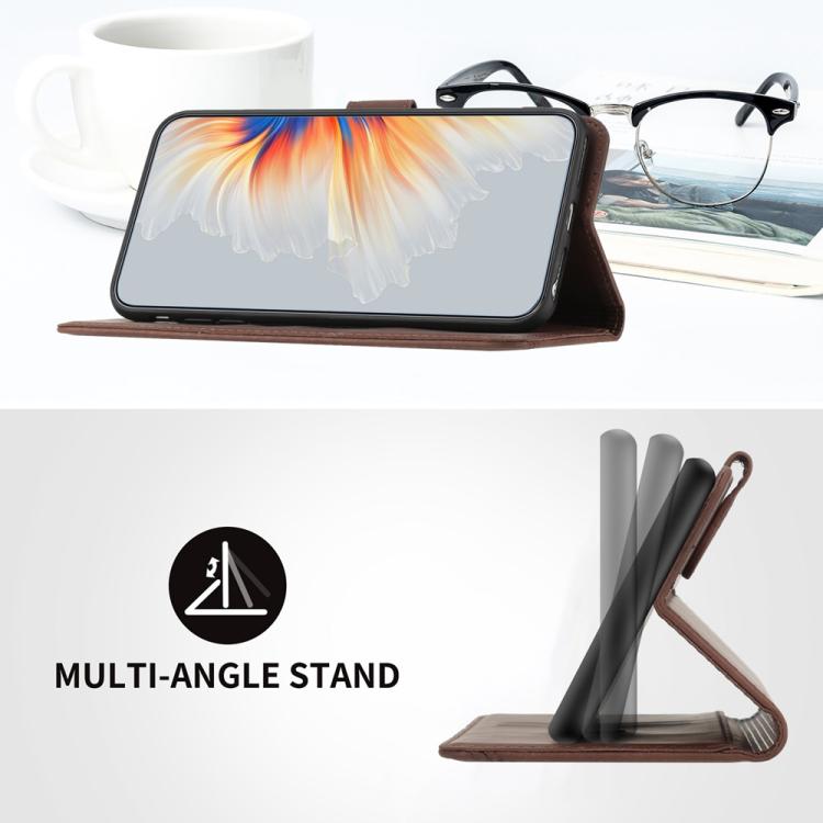 For Google Pixel 10 / Pixel 10 Pro Heart Pattern Skin Feel Leather Phone Case(Brown) - Google Cases by buy2fix | Online Shopping UK | buy2fix