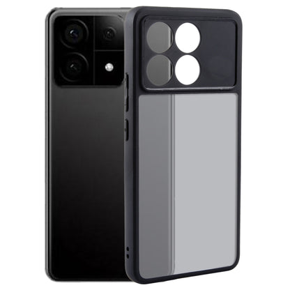 For Xiaomi Redmi K70 / K70 Pro Fine Pore Matte Black TPU + PC Phone Case - Xiaomi Cases by buy2fix | Online Shopping UK | buy2fix