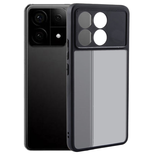 For Xiaomi Redmi K70 / K70 Pro Fine Pore Matte Black TPU + PC Phone Case - Xiaomi Cases by buy2fix | Online Shopping UK | buy2fix
