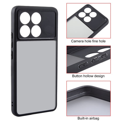 For Xiaomi Redmi K70 / K70 Pro Fine Pore Matte Black TPU + PC Phone Case - Xiaomi Cases by buy2fix | Online Shopping UK | buy2fix