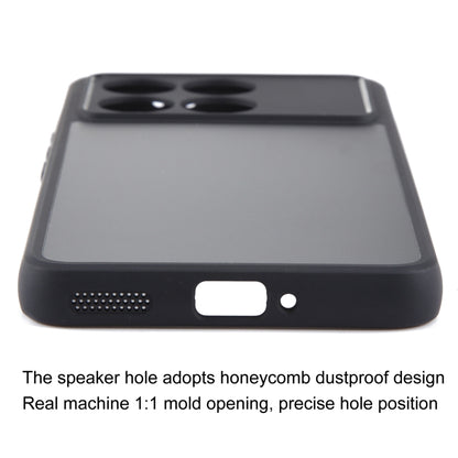 For Xiaomi Redmi K70 / K70 Pro Fine Pore Matte Black TPU + PC Phone Case - Xiaomi Cases by buy2fix | Online Shopping UK | buy2fix