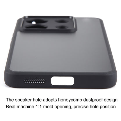 For Xiaomi Redmi Note 13 Pro Fine Pore Matte Black TPU + PC Phone Case - Xiaomi Cases by buy2fix | Online Shopping UK | buy2fix