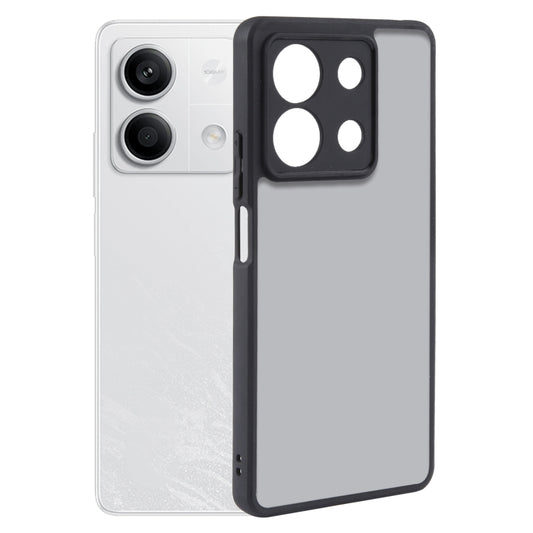 For Xiaomi Redmi Note 13 Fine Pore Matte Black TPU + PC Phone Case - Xiaomi Cases by buy2fix | Online Shopping UK | buy2fix